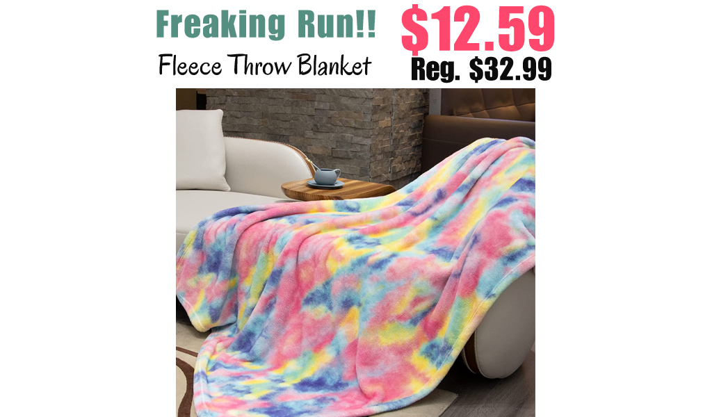 Fleece Throw Blanket Only $12.59 Shipped on Amazon (Regularly $32.99)
