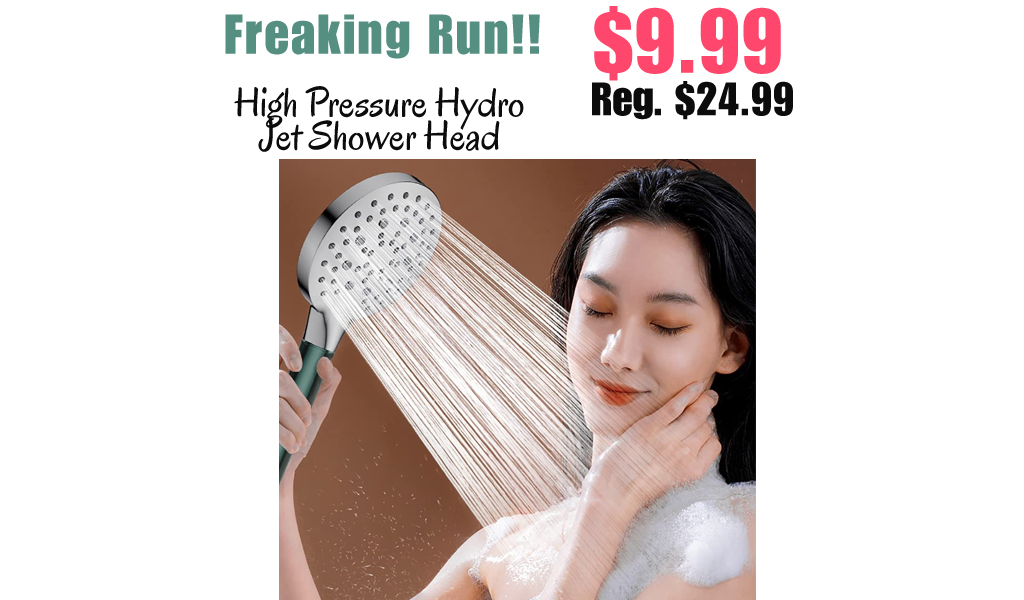 High Pressure Hydro Jet Shower Head Only $9.99 Shipped on Amazon (Regularly $24.99)