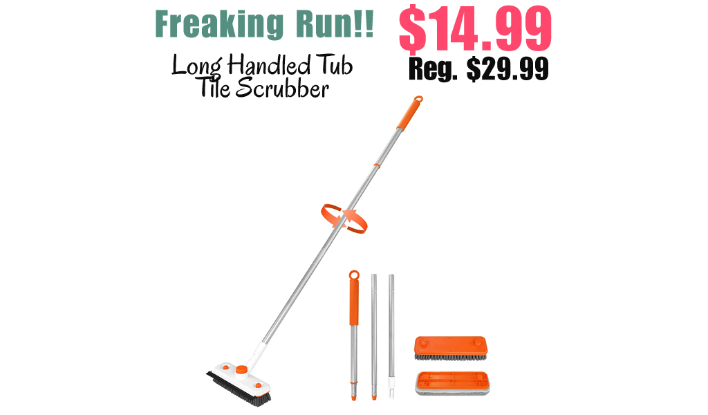 Long Handled Tub Tile Scrubber Only $14.99 Shipped on Amazon (Regularly $29.99)