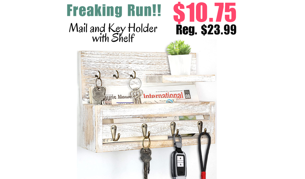 Mail and Key Holder with Shelf Only $10.75 Shipped on Amazon (Regularly $23.99)