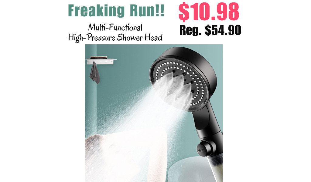 Multi-Functional High-Pressure Shower Head Only $10.98 Shipped on Amazon (Regularly $54.90)