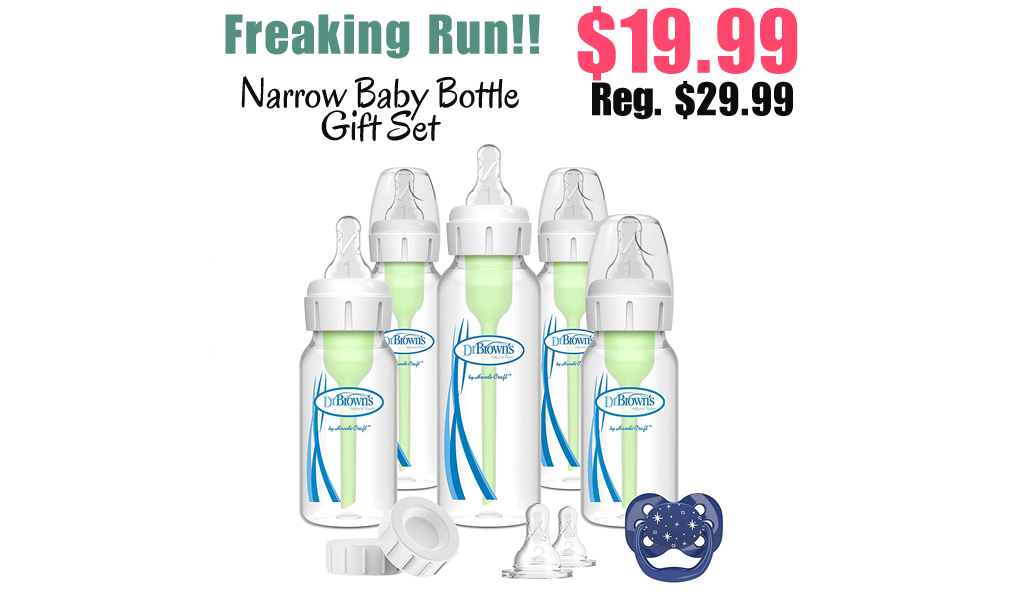 Narrow Baby Bottle Gift Set Only $19.99 Shipped on Amazon (Regularly $29.99)