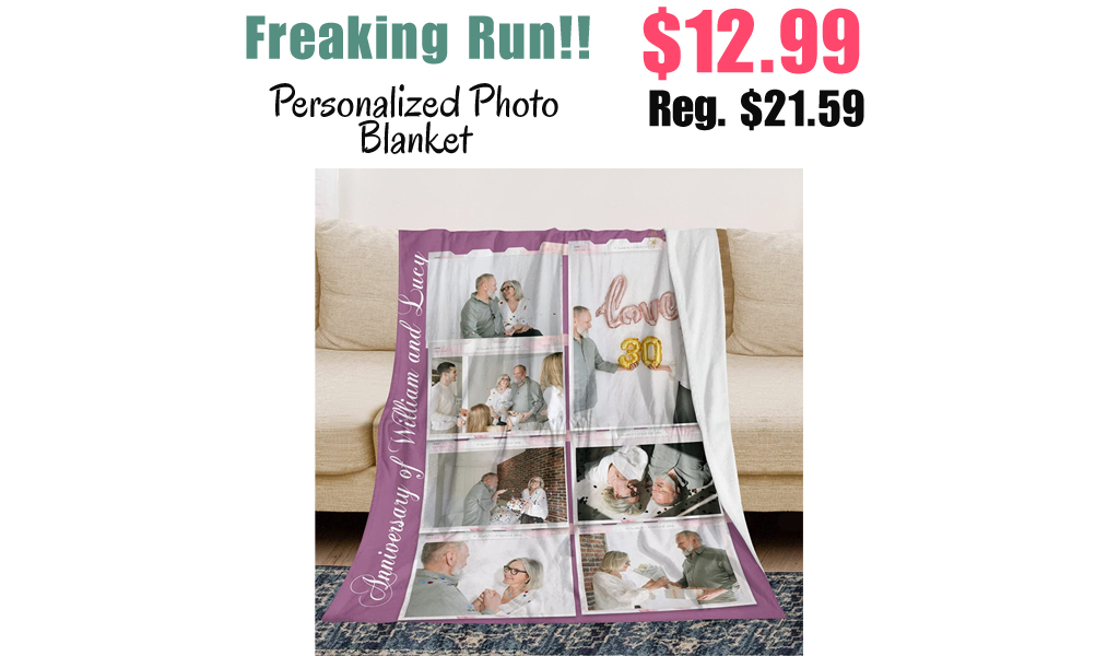 Personalized Photo Blanket Only $12.99 Shipped on Amazon (Regularly $21.59)
