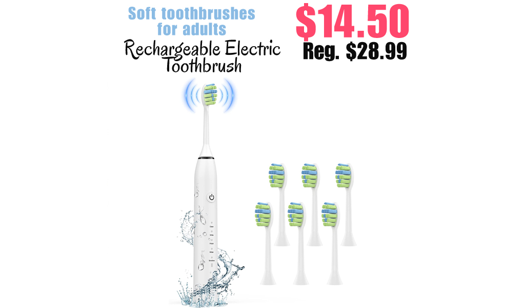 Rechargeable Electric Toothbrush Only $14.50 Shipped on Amazon (Regularly $28.99)