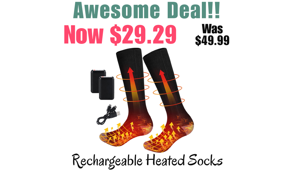 Rechargeable Heated Socks Only $29.99 Shipped on Amazon (Regularly $49.99)