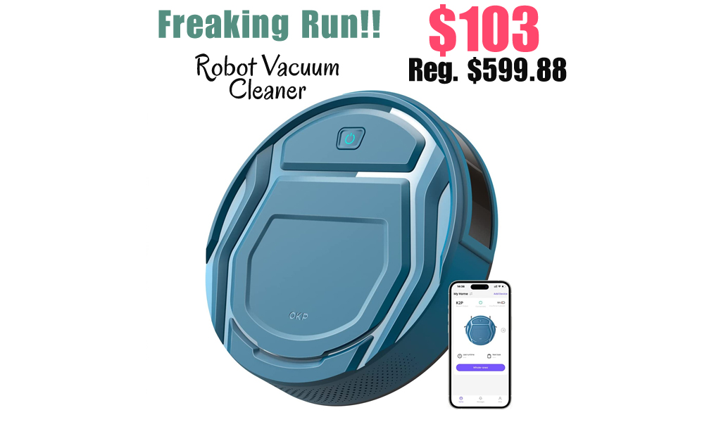Robot Vacuum Cleaner Only $103 Shipped on Amazon (Regularly $599.88)