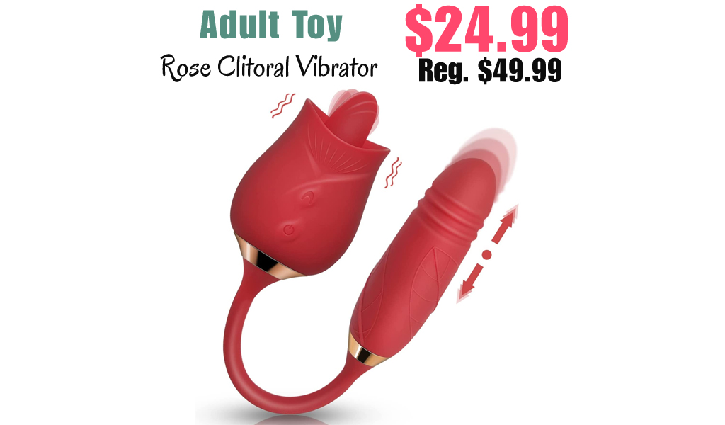 Rose Clitoral Vibrator Only $24.99 Shipped on Amazon (Regularly $49.99)