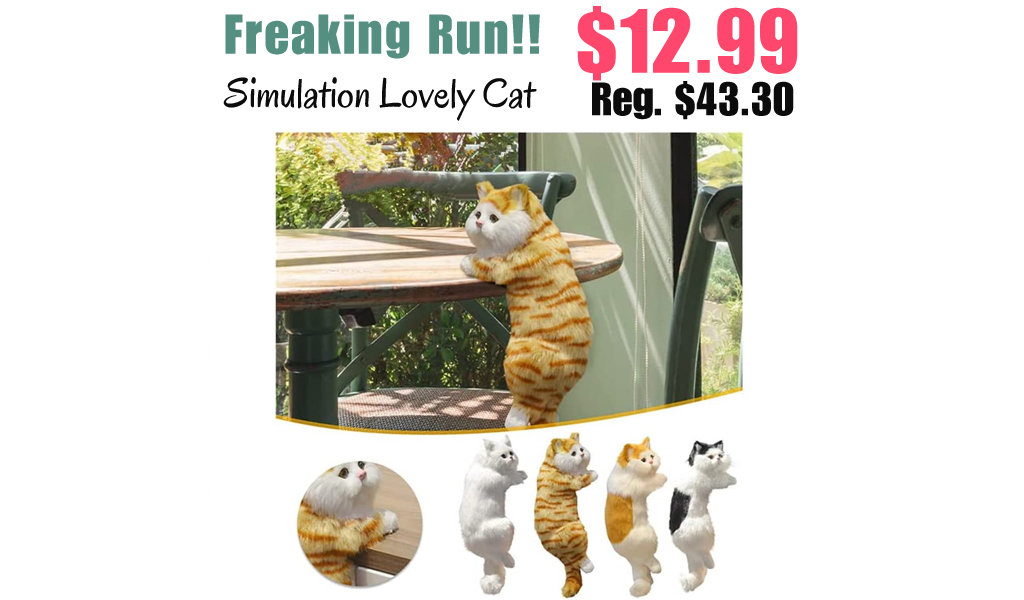 Simulation Lovely Cat Only $12.99 Shipped on Amazon (Regularly $43.30)