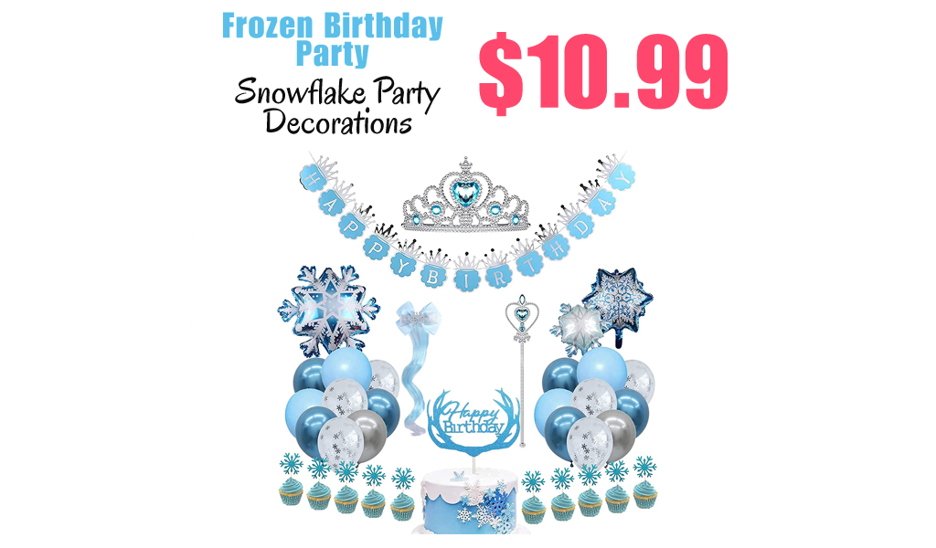 Snowflake Party Decorations Only $10.99 Shipped on Amazon