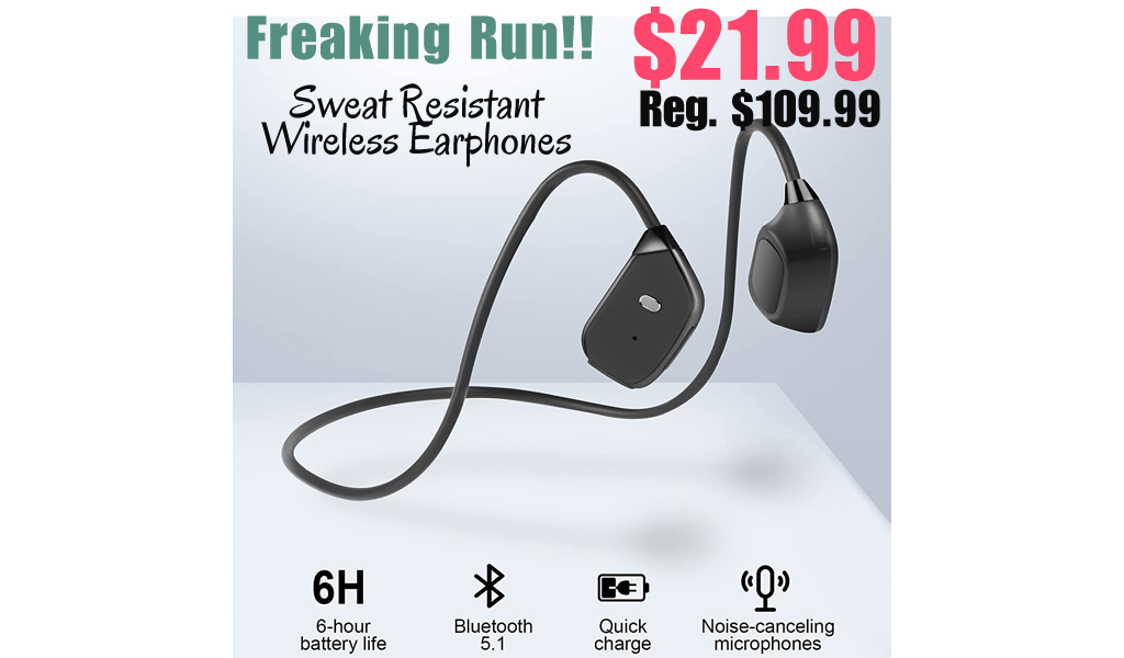 Sweat Resistant Wireless Earphones Only $21.99 Shipped on Amazon (Regularly $109.99)