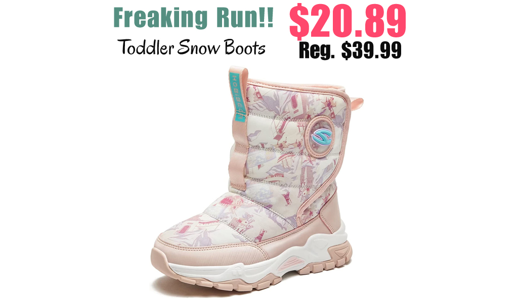 Toddler Snow Boots Only $20.89 Shipped on Amazon (Regularly $39.99)