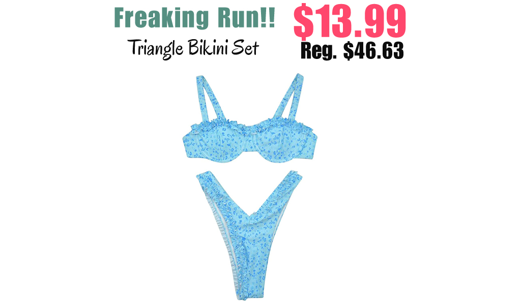Triangle Bikini Set Only $13.99 Shipped on Amazon (Regularly $46.63)
