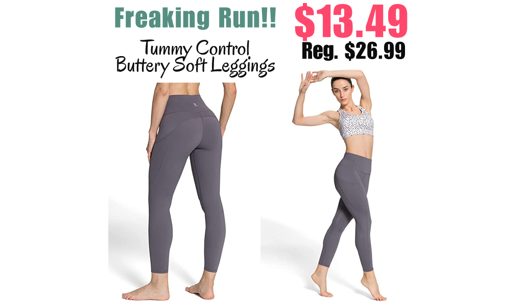 Tummy Control Buttery Soft Leggings Only $13.49 Shipped on Amazon (Regularly $26.99)