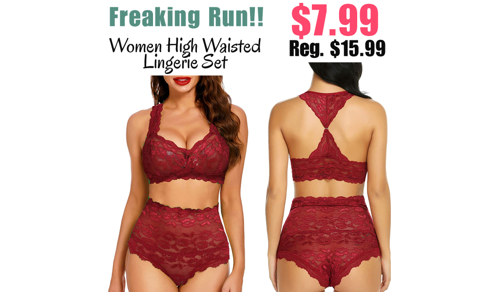 Women High Waisted Lingerie Set Only $7.99 Shipped on Amazon (Regularly $15.99)