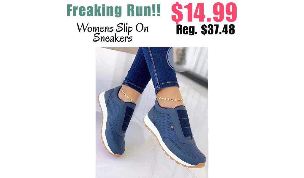 Womens Slip On Sneakers Only $14.99 Shipped on Amazon (Regularly $37.48)