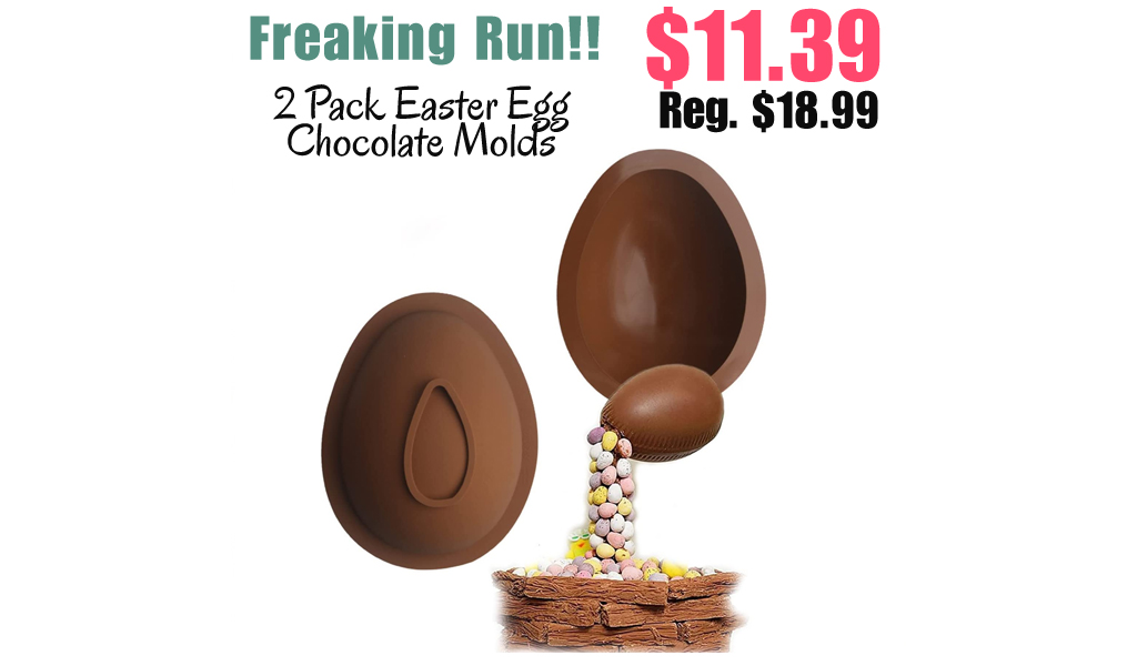 2 Pack Easter Egg Chocolate Molds Only $11.39 Shipped on Amazon (Regularly $18.99)