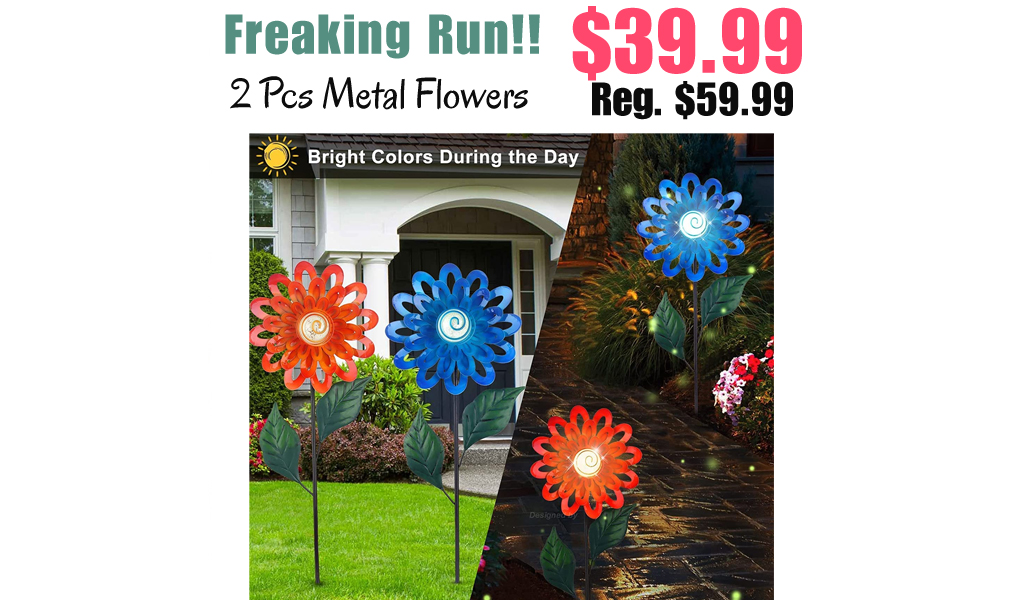 2 Pcs Metal Flowers Only $39.99 Shipped on Amazon (Regularly $59.99)
