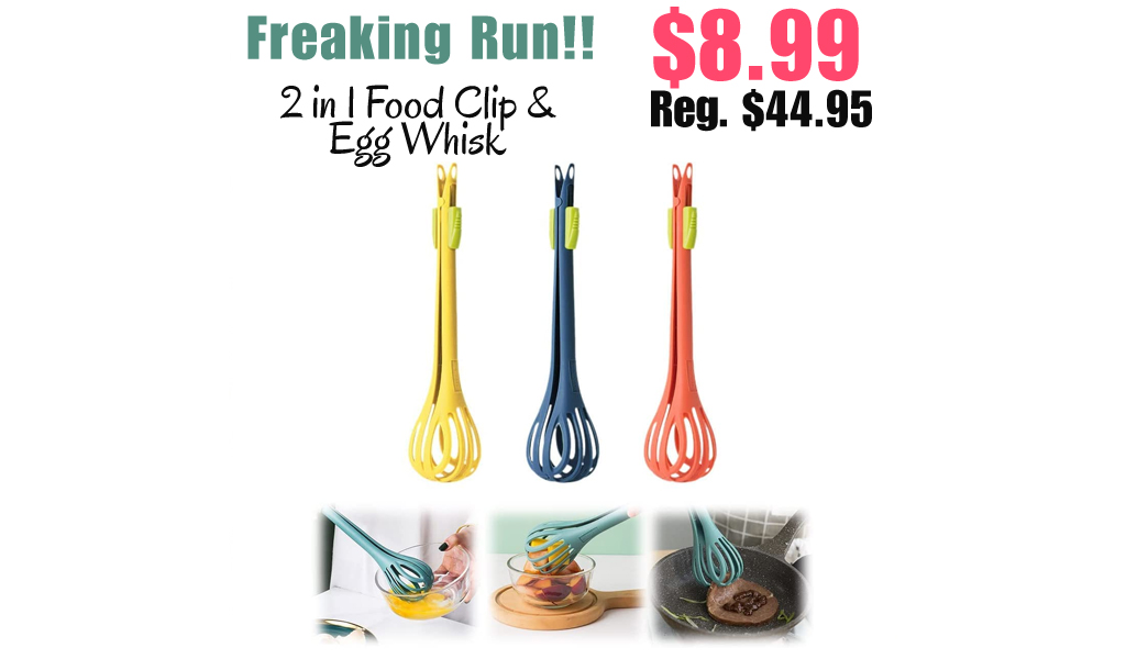 2 in 1 Food Clip & Egg Whisk Only $8.99 Shipped on Amazon (Regularly $44.95)
