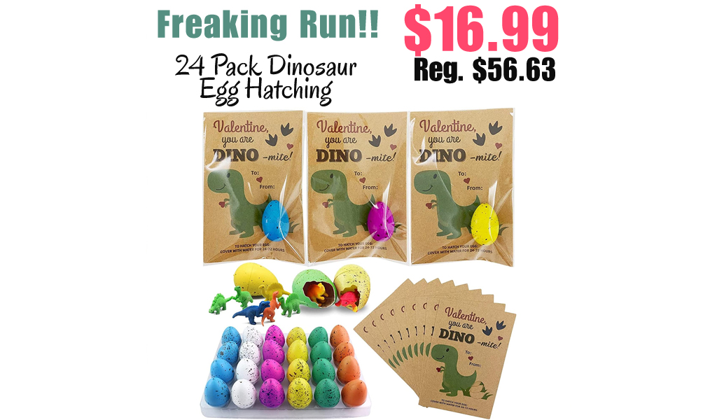 24 Pack Dinosaur Egg Hatching Only $16.99 Shipped on Amazon (Regularly $56.63)