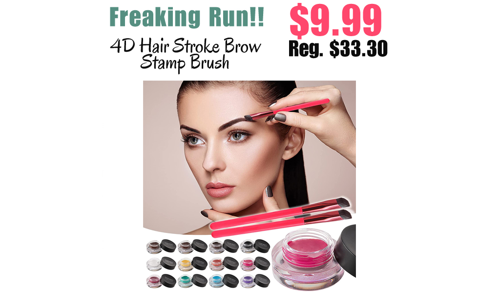 4D Hair Stroke Brow Stamp Brush Only $9.99 Shipped on Amazon (Regularly $33.30)