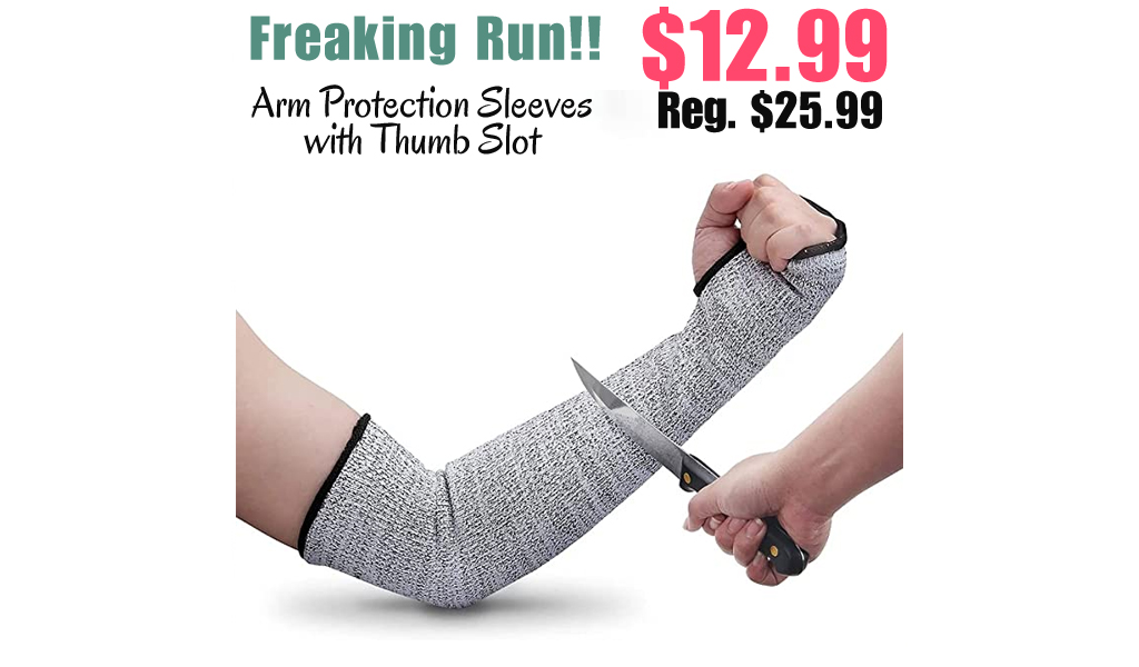 Arm Protection Sleeves with Thumb Slot Only $12.99 Shipped on Amazon (Regularly $25.99)