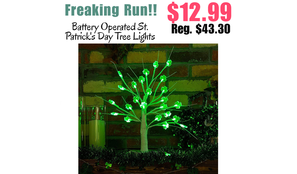 Battery Operated St. Patrick's Day Tree Lights Only $12.99 Shipped on Amazon (Regularly $43.30)