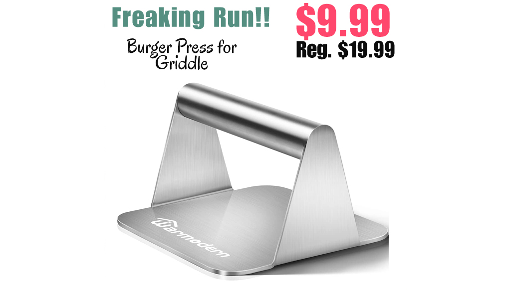 Burger Press for Griddle Only $9.99 Shipped on Amazon (Regularly $19.99)