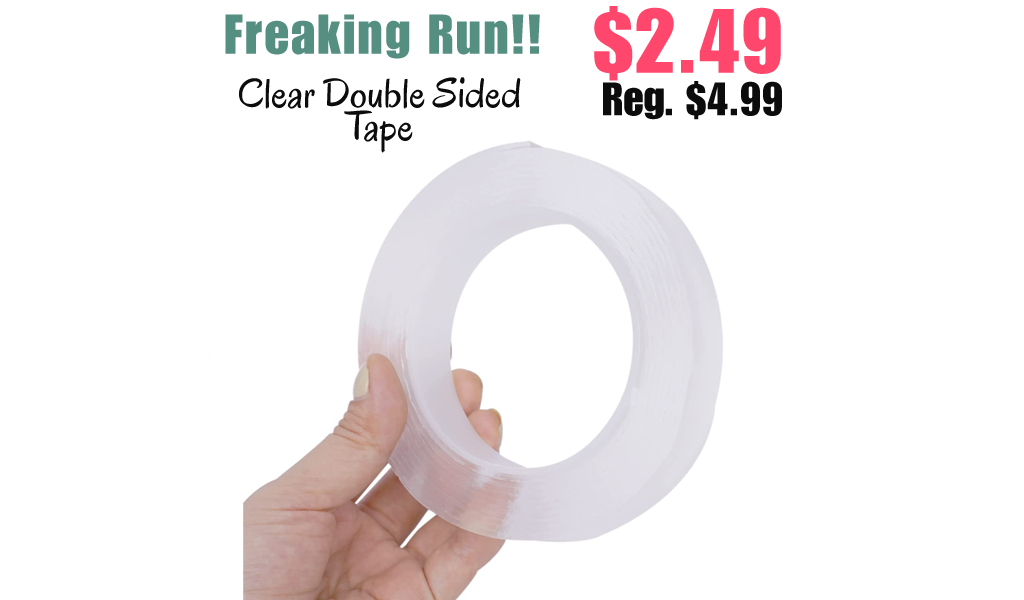 Clear Double Sided Tape Only $2.49 Shipped on Amazon (Regularly $4.99)
