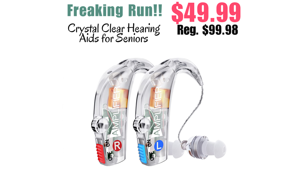 Crystal Clear Hearing Aids for Seniors Only $49.99 Shipped on Amazon (Regularly $99.98)