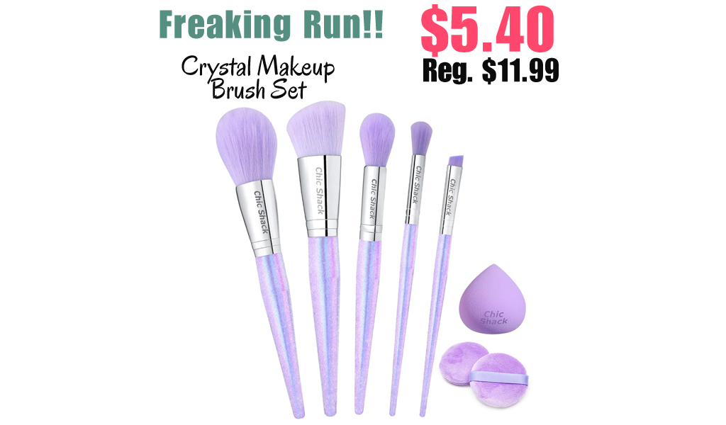 Crystal Makeup Brush Set Only $5.40 Shipped on Amazon (Regularly $11.99)