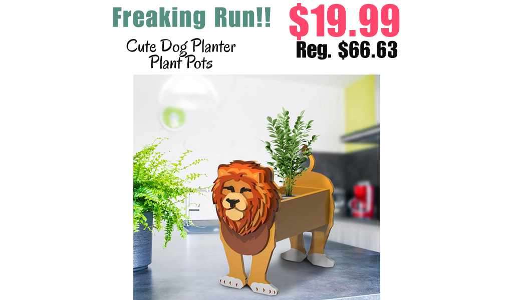 Cute Dog Planter Plant Pots Only $19.99 Shipped on Amazon (Regularly $66.63)