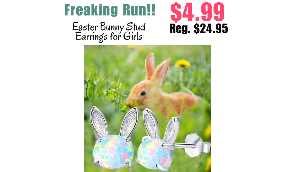 Easter Bunny Stud Earrings for Girls Only $4.99 Shipped on Amazon (Regularly $24.95)