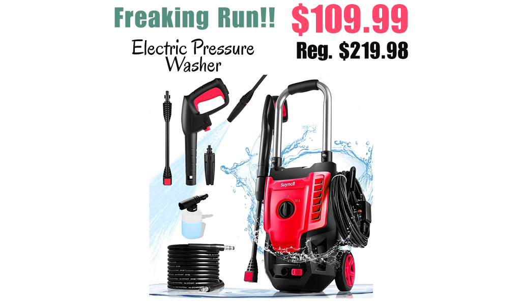 Electric Pressure Washer Only $109.99 Shipped on Amazon (Regularly $219.98)