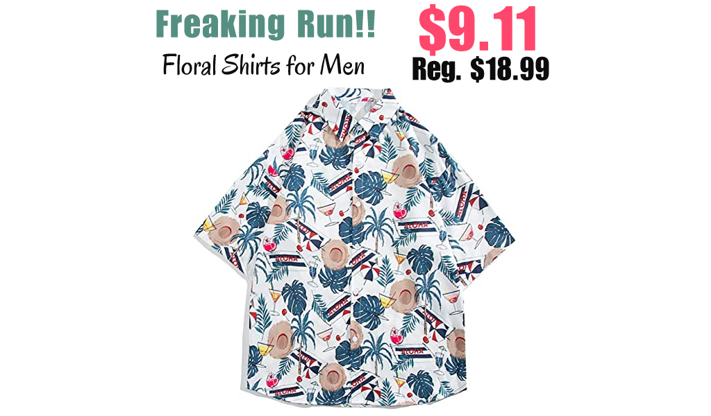 Floral Shirts for Men Only $9.11 Shipped on Amazon (Regularly $18.99)