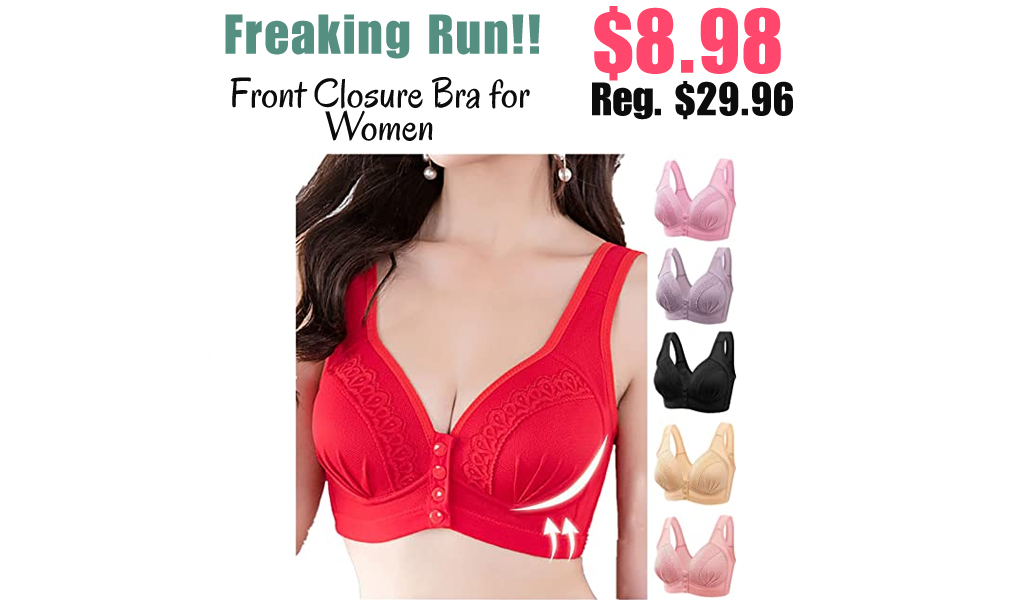 Front Closure Bra for Women Only $8.98 Shipped on Amazon (Regularly $29.96)