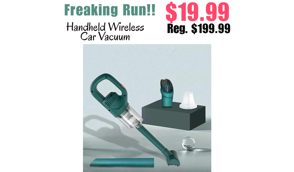 Handheld Wireless Car Vacuum Only $19.99 Shipped on Amazon (Regularly $199.99)