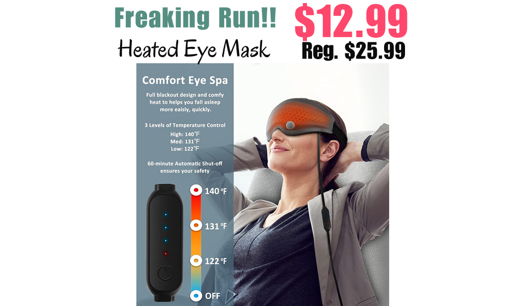 Heated Eye Mask Only $12.99 Shipped on Amazon (Regularly $25.99)
