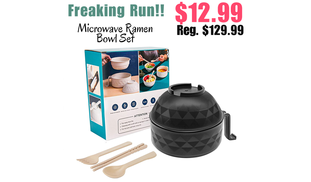 Microwave Ramen Bowl Set Only $12.99 Shipped on Amazon (Regularly $129.99)