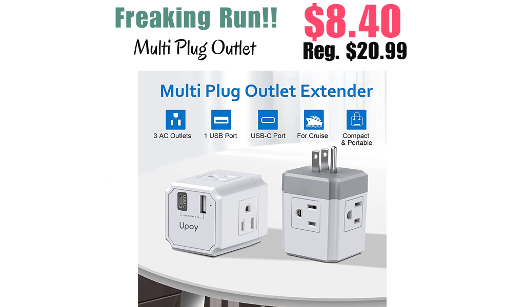 Multi Plug Outlet Only $8.40 Shipped on Amazon (Regularly $20.99)