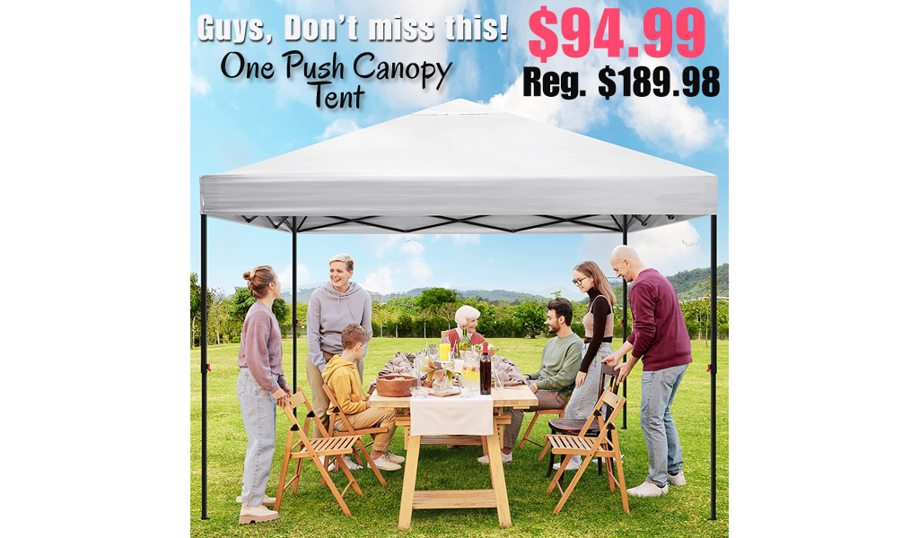 One Push Canopy Tent Only $94.99 Shipped on Amazon (Regularly $189.98)