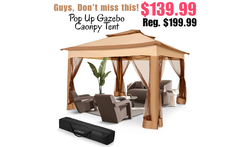 Pop Up Gazebo Caonpy Tent Only $139.99 Shipped on Amazon (Regularly $199.99)