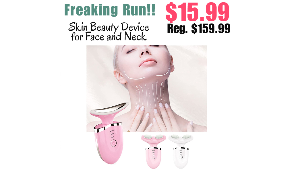 Skin Beauty Device for Face and Neck Only $15.99 Shipped on Amazon (Regularly $159.99)