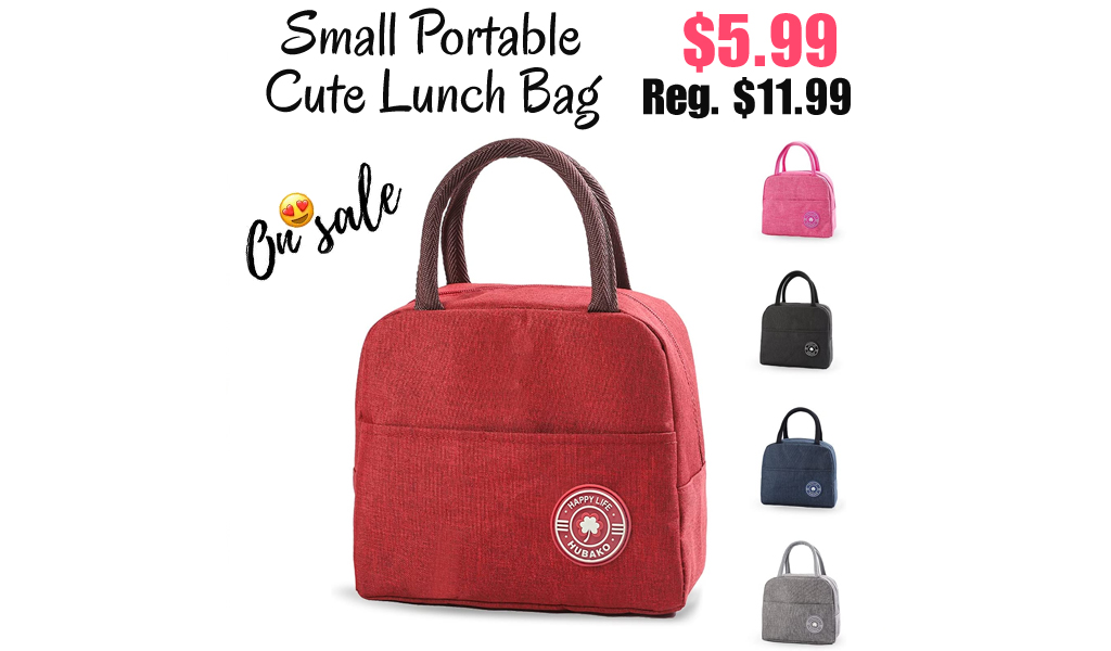 Small Portable Cute Lunch Bag Only $5.99 Shipped on Amazon (Regularly $11.99)