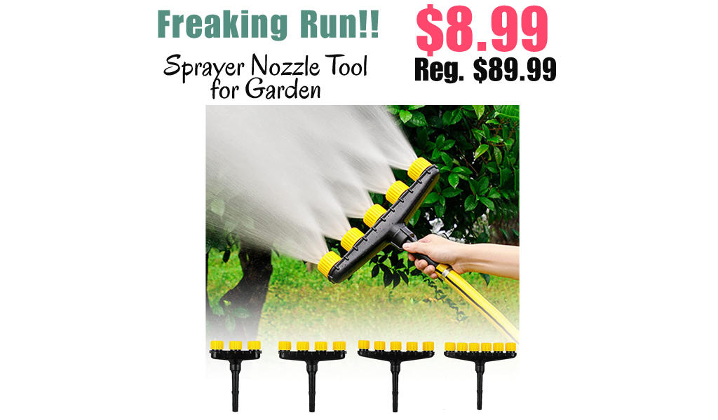 Sprayer Nozzle Tool for Garden Only $8.99 Shipped on Amazon (Regularly $89.99)
