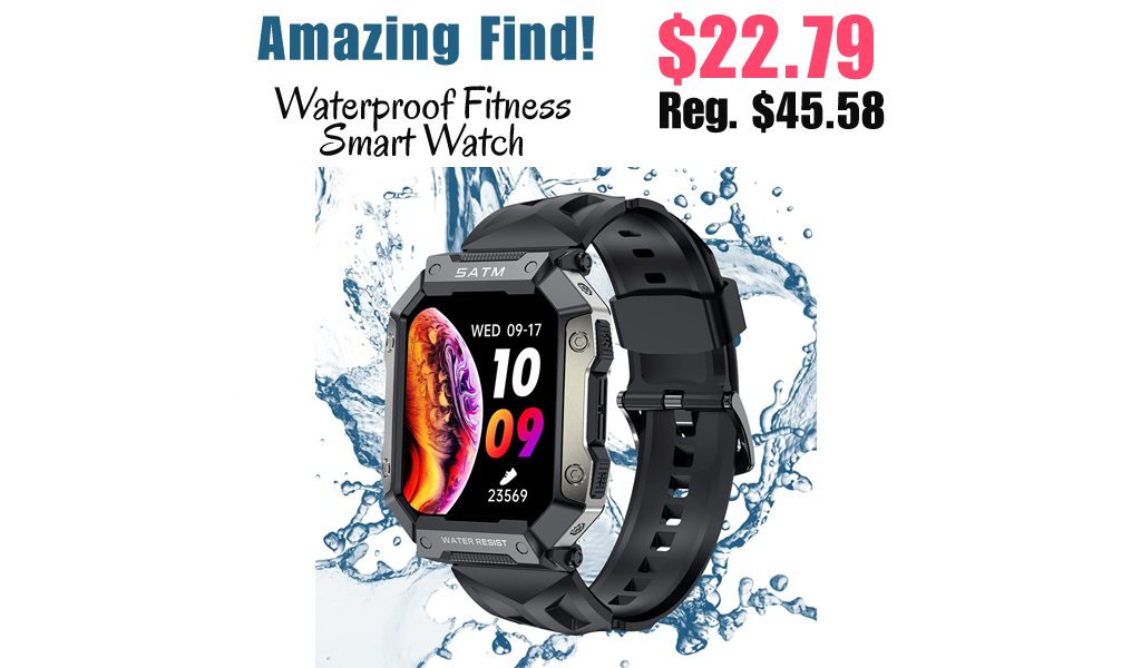 Waterproof Fitness Smart Watch Only $22.79 Shipped on Amazon (Regularly $45.58)