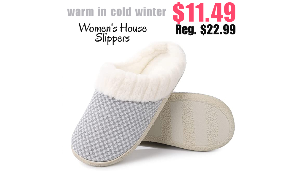 Women's House Slippers Only $11.49 Shipped on Amazon (Regularly $22.99)