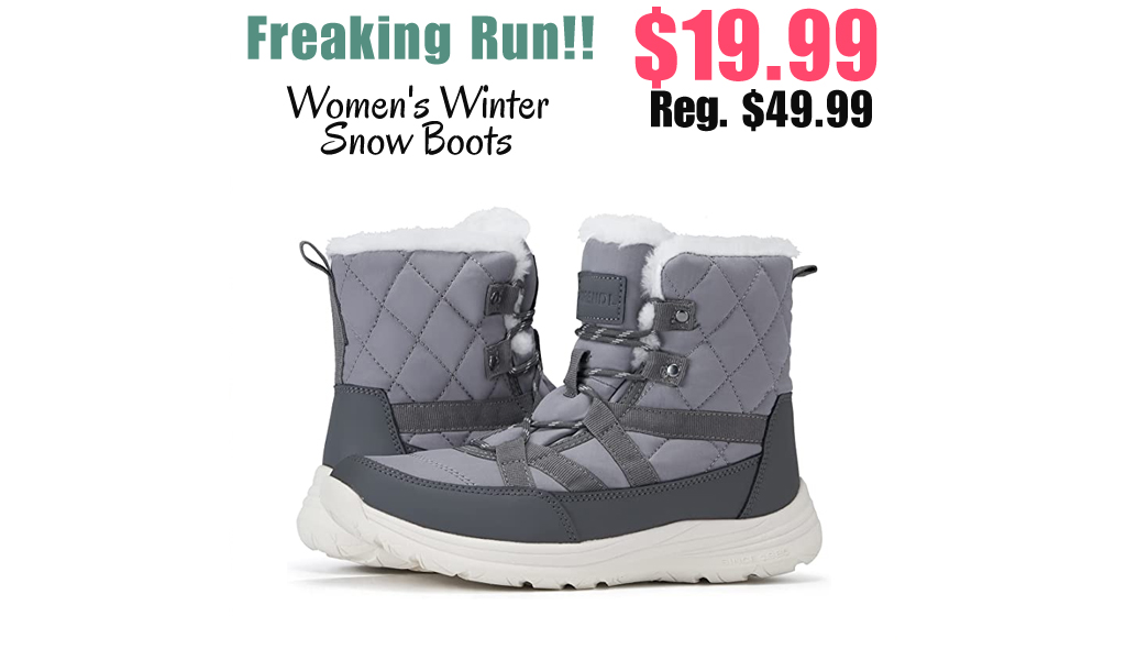 Women's Winter Snow Boots Only $19.99 Shipped on Amazon (Regularly $49.99)