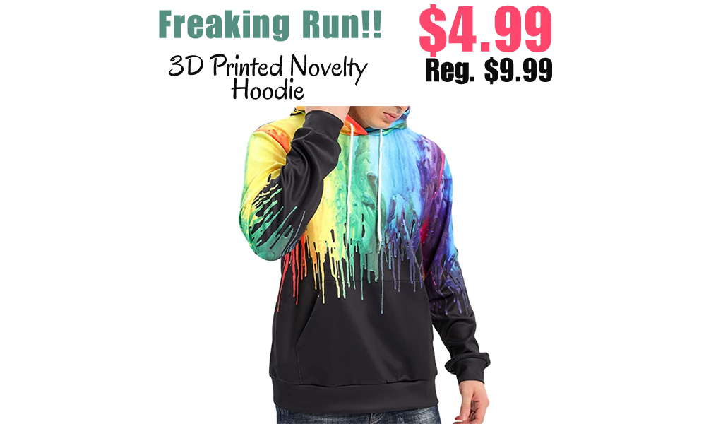 3D Printed Novelty Hoodie Only $4.99 Shipped on Amazon (Regularly $9.99)