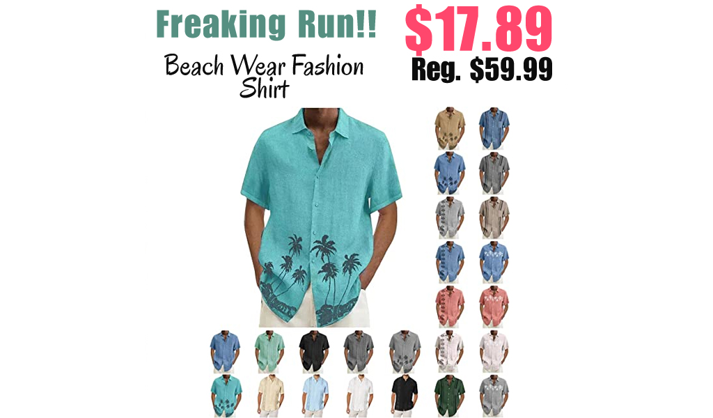 Beach Wear Fashion Shirt Only $17.89 Shipped on Amazon (Regularly $59.99)