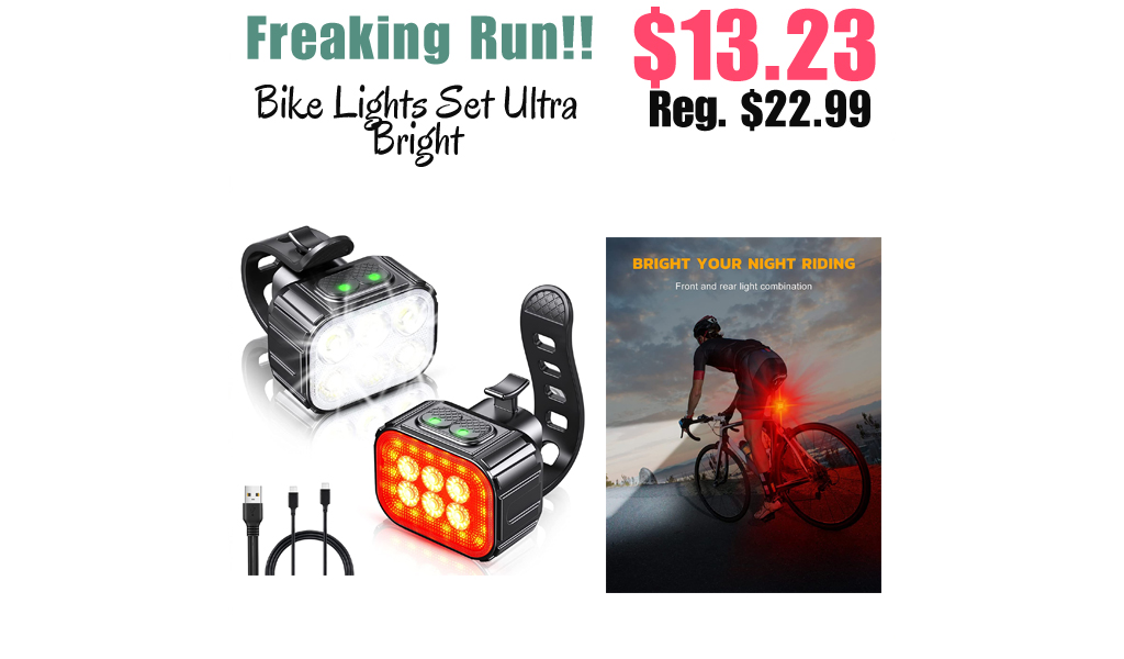 Bike Lights Set Ultra Bright Only $13.23 Shipped on Amazon (Regularly $22.99)